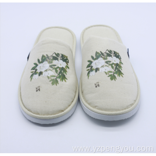 Cotton and linen Travelling Portable Disposable slipper